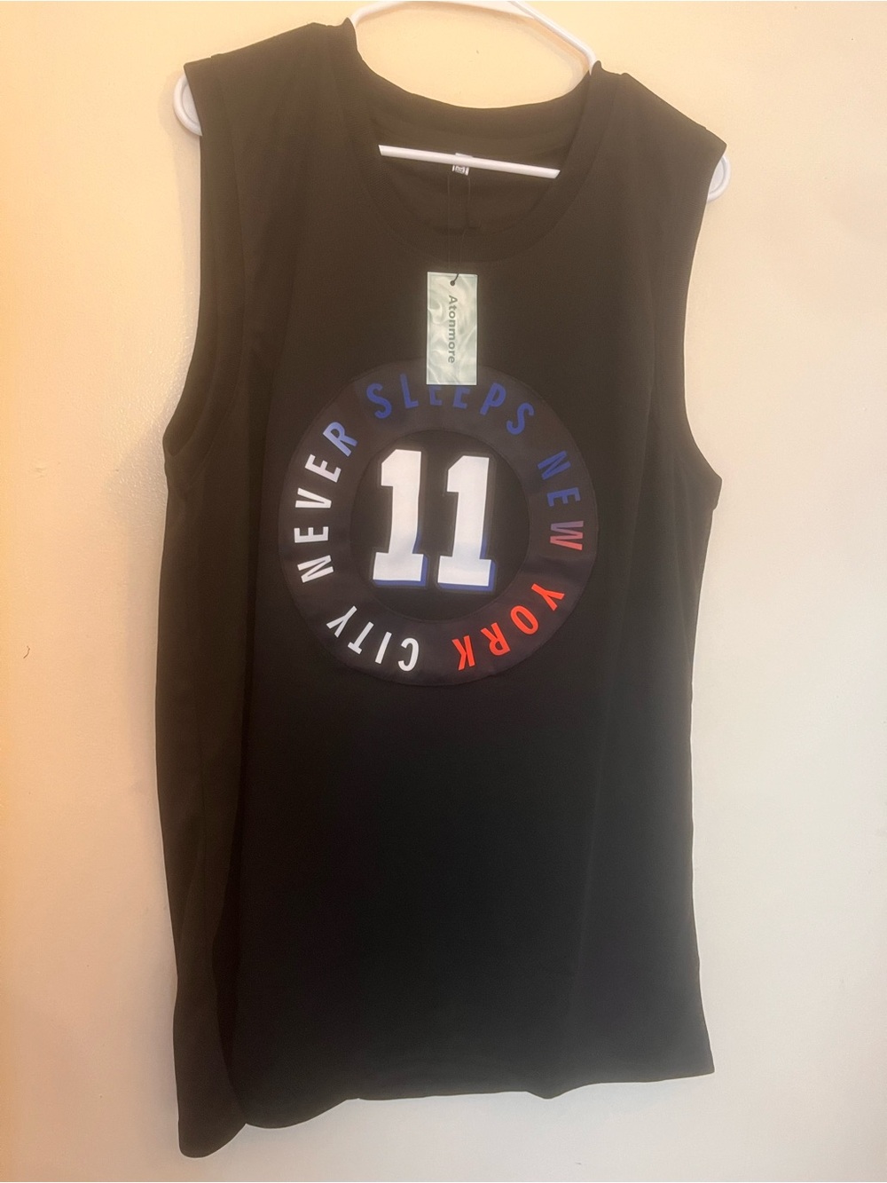 Embroidered Brunson Basketball Jersey New York city never sleeps edition